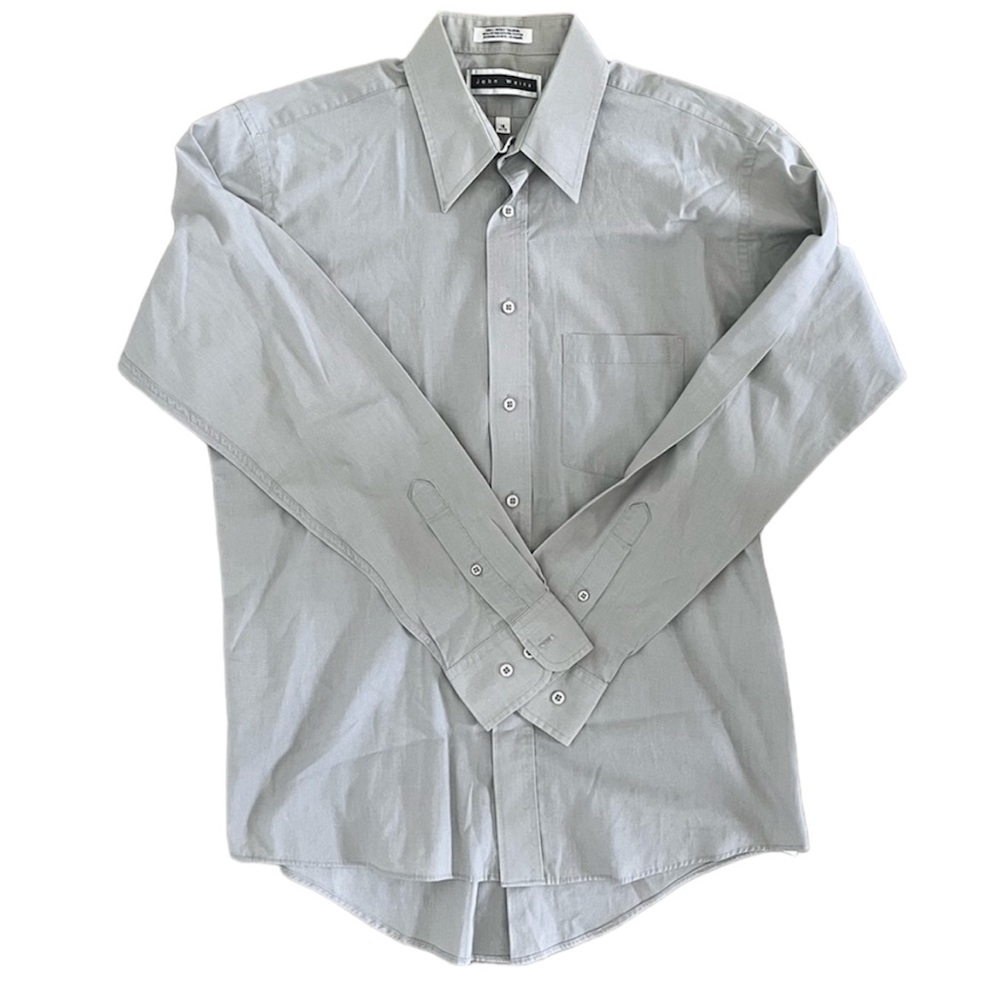 John Weitz | Mens Button Up Dress Shirt 16 34/35